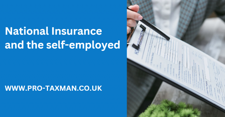 National Insurance and the self-employed