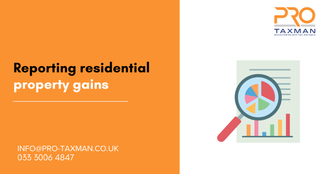 Reporting residential property gains