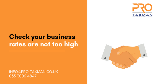Check your business rates are not too high