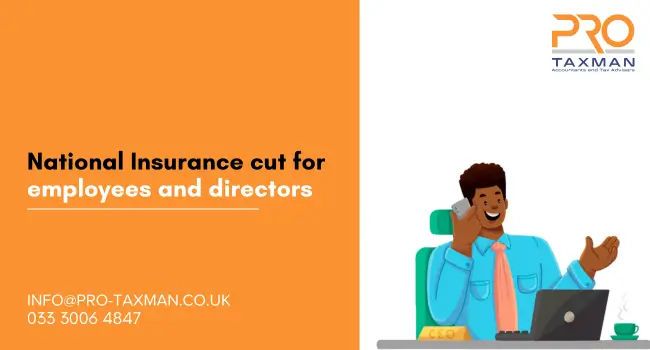 National Insurance cut for employees and directors