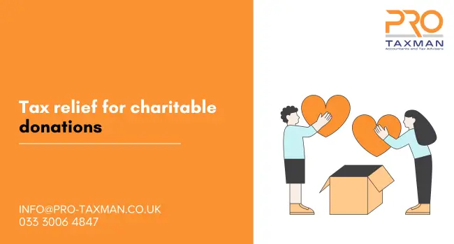 Tax relief for charitable donations