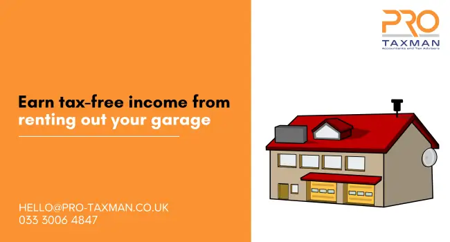 Earn tax-free income from renting out your garage