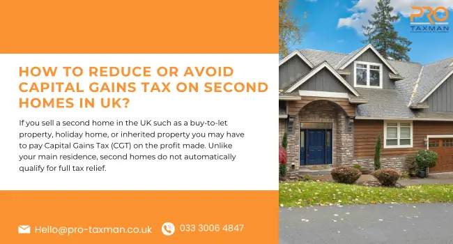 How to Reduce or Avoid Capital Gains Tax on Second Homes in Uk