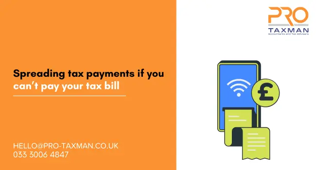 Spreading tax payments if you can’t pay your tax bill