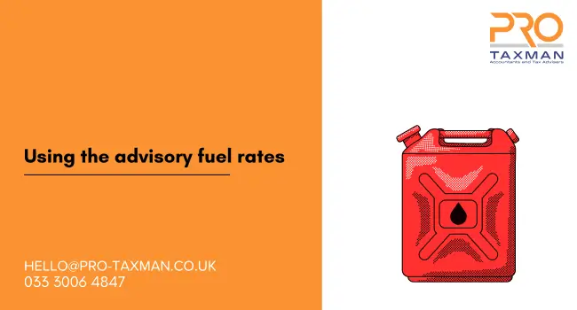 Using the advisory fuel rates
