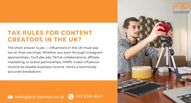 Tax Rules for Content Creators in the UK