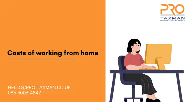 Costs of working from home