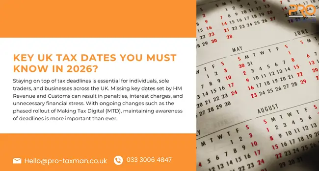 Key UK Tax Dates You Must Know in 2026