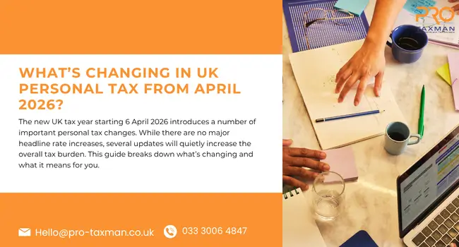 What’s Changing in UK Personal Tax from April 2026?