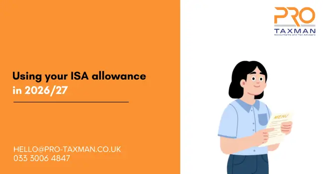 Using your ISA allowance in 2026