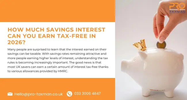 How Much Savings Interest Can You Earn Tax-Free in 2026