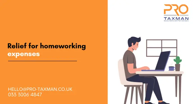 Relief for homeworking expenses