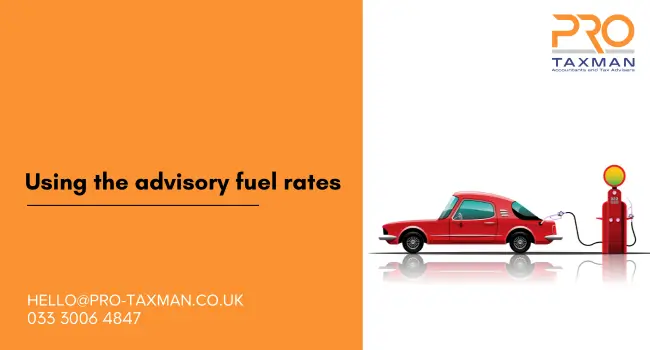Using the advisory fuel rates