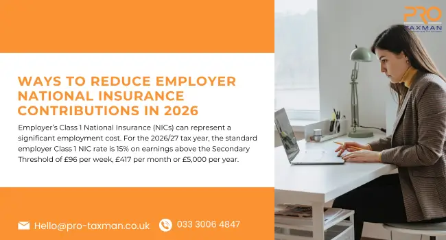 Ways to Reduce Employer National Insurance Contributions in 2026
