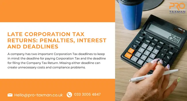 Late Corporation Tax Returns Penalties, Interest and Deadlines