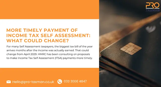 More Timely Payment of Income Tax Self Assessment: What Could Change?