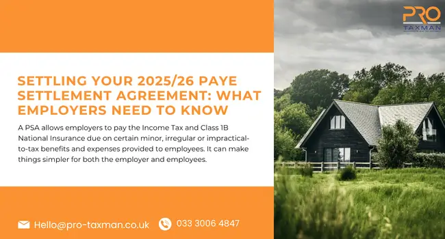 Settling Your 2026 PAYE Settlement Agreement What Employers Need to Know