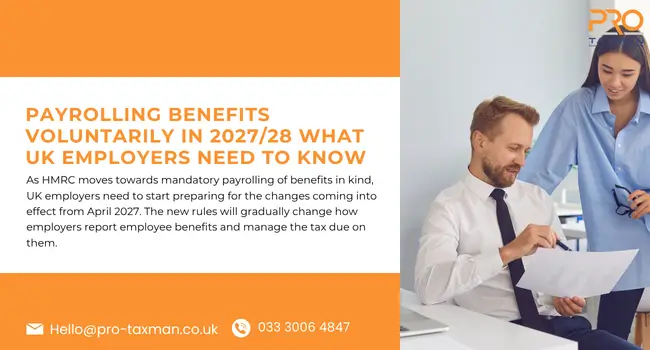 Payrolling Benefits Voluntarily in 2027 What UK Employers Need to Know